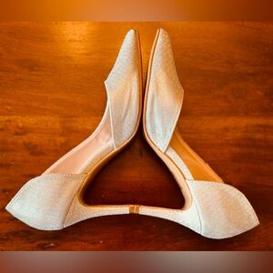 Women's Holiday Chic Brassy Gold Heels